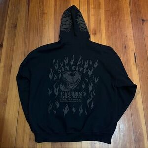 Sin city cycles zip hoodie